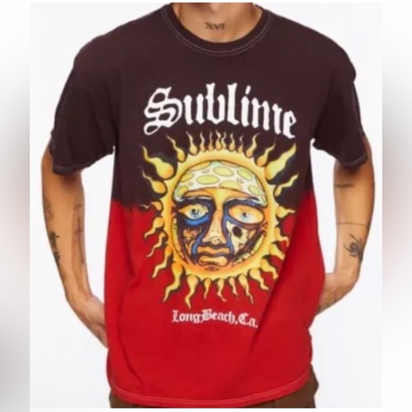 Sublime Black and Red Graphic T-Shirt Size Medium - Picture 1 of 4